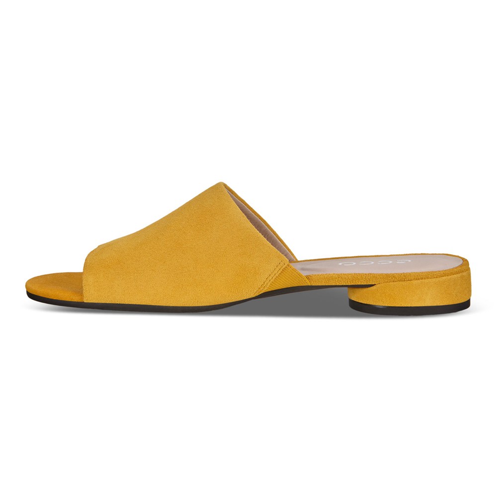 Sandalias Mujer - ECCO Flat Sandals Ii - Amarillos - UNY709641